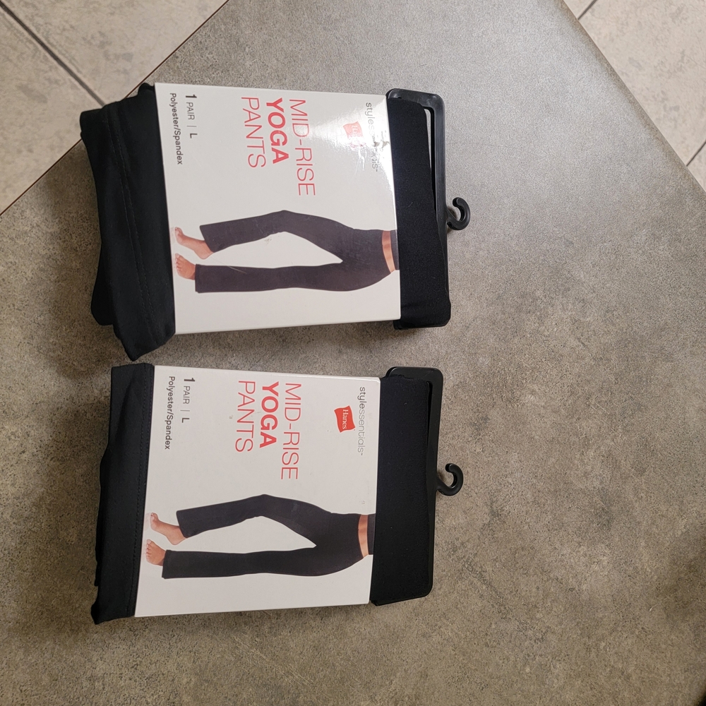 Hanes Black Yoga Pants